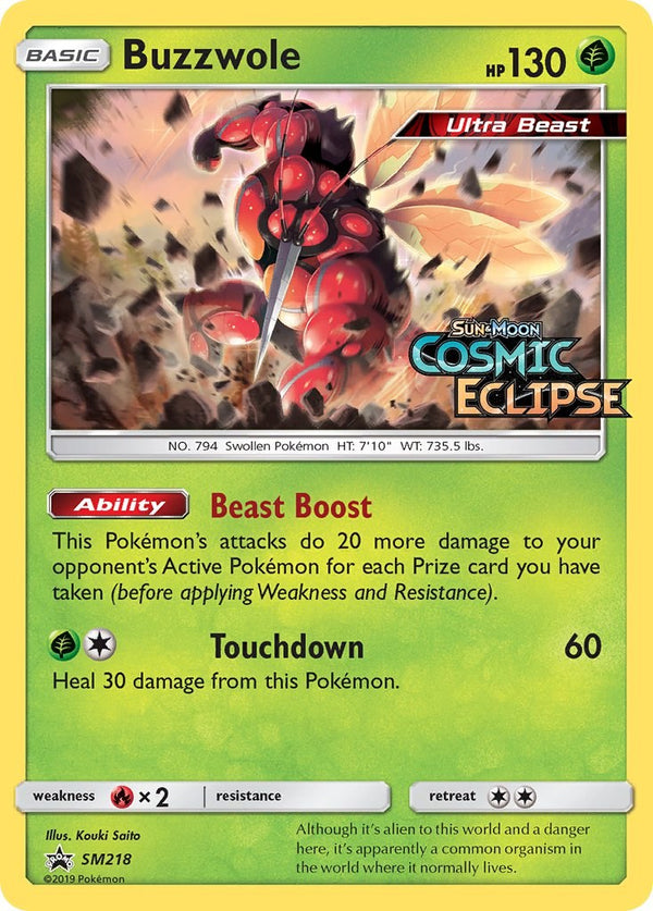 Buzzwole (Cosmic Eclipse Stamped)