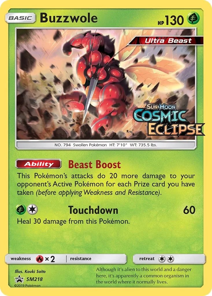 Buzzwole (Cosmic Eclipse Stamped)