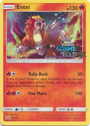 Entei (Staff Stamped)