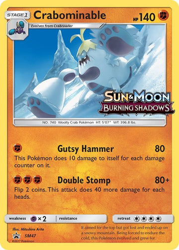 Crabominable (Burning Shadows Stamped)