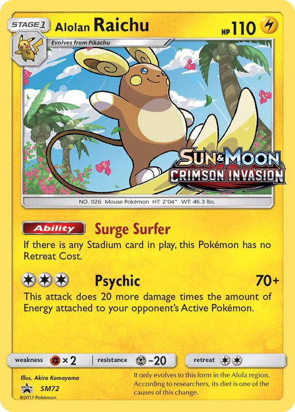 Alolan Raichu (Crimson Invasion Stamped)