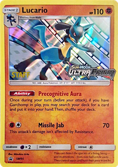 Lucario (Staff Stamped)