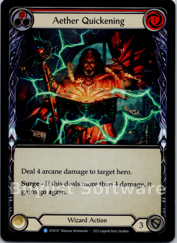 Aether Quickening (Red)