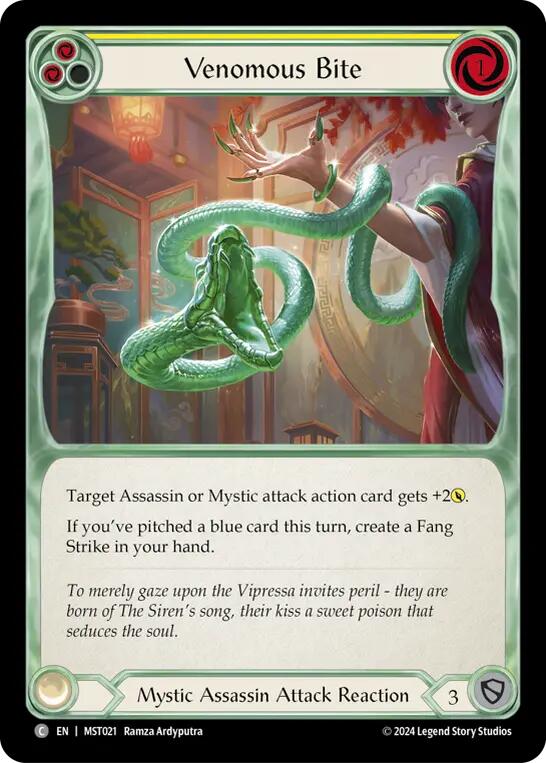 Venomous Bite (Yellow)