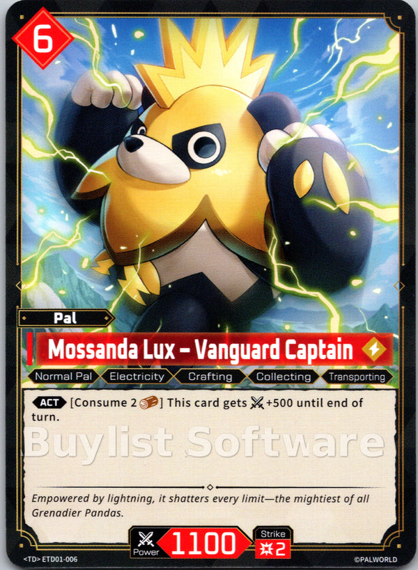 Mossanda Lux – Vanguard Captain