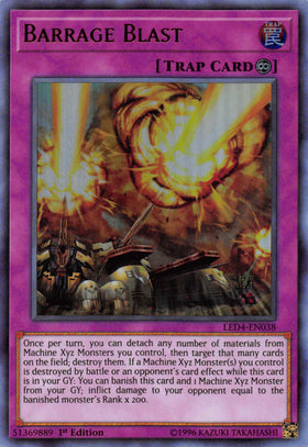 Barrage Blast [LED4-EN038] Ultra Rare
