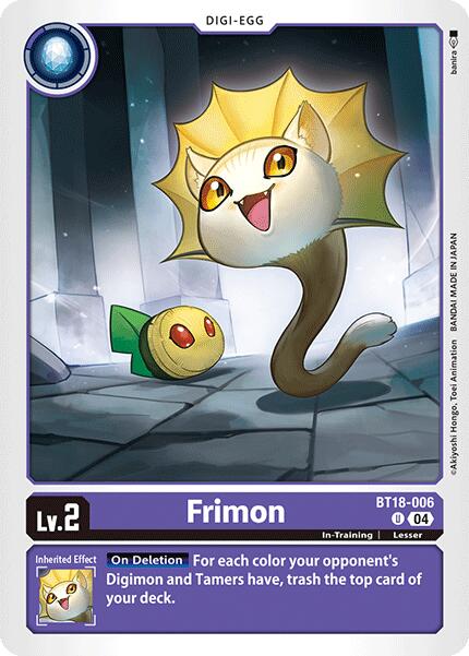 Frimon [BT18-006-U] [Release Special Booster 2.0] Normal