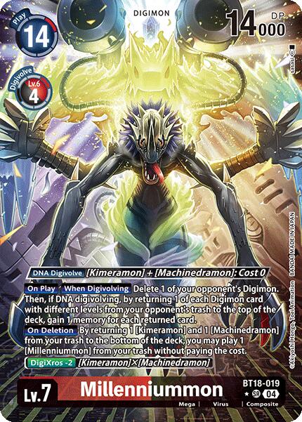 Millenniummon (Alternate Art) [BT18-019-SR] [Release Special Booster 2.0] Foil