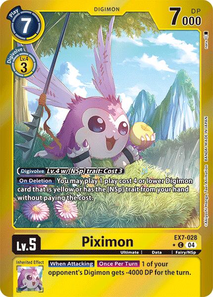 Piximon (Foil) [EX7-028-C] [Digimon LIBERATOR] Foil