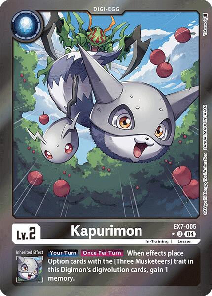 Kapurimon (Foil) [EX7-005-U] [Digimon LIBERATOR] Foil