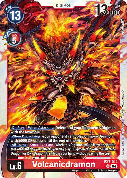 Volcanicdramon [EX7-014-SR] [Digimon LIBERATOR] Foil