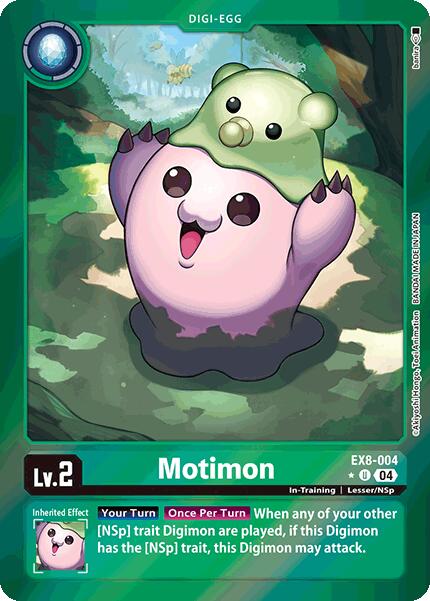 Motimon (Limited Foil) [EX8-004-U] [Chain of Liberation] Foil