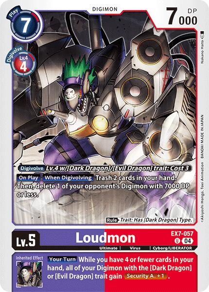 Loudmon [EX7-057-UC] [Digimon LIBERATOR] Normal