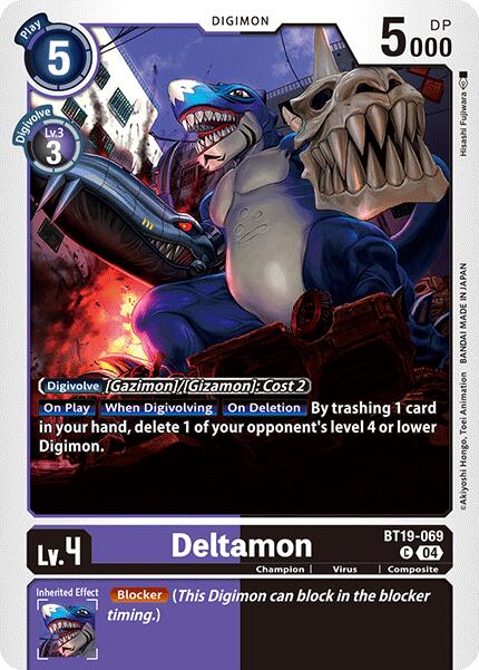 Deltamon - BT19-069 [BT19-069-C] [Release Special Booster 2.0] Normal