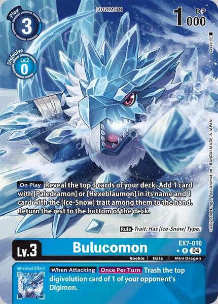 Bulucomon (Alternate Art) [EX7-016-R] [Digimon LIBERATOR] Foil