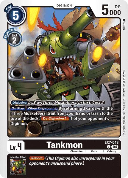 Tankmon [EX7-043-C] [Digimon LIBERATOR] Normal