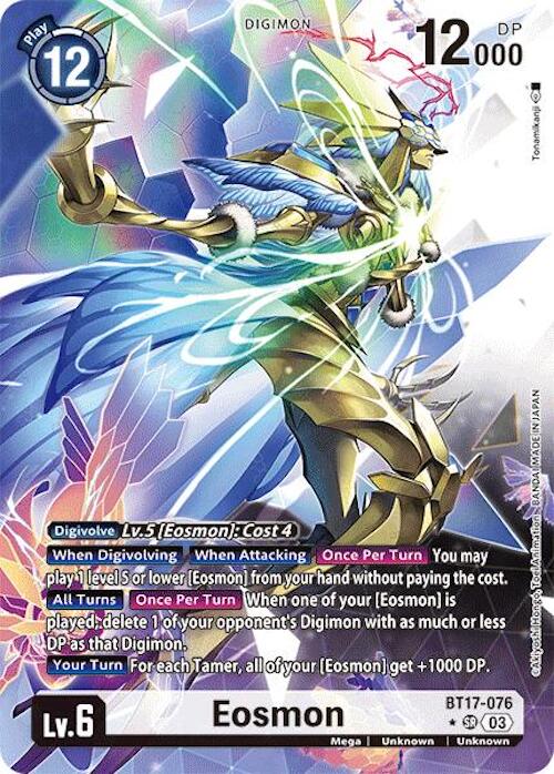 Eosmon - BT17-076 (Alternate Art) [BT17-076-SR] [Secret Crisis] Foil