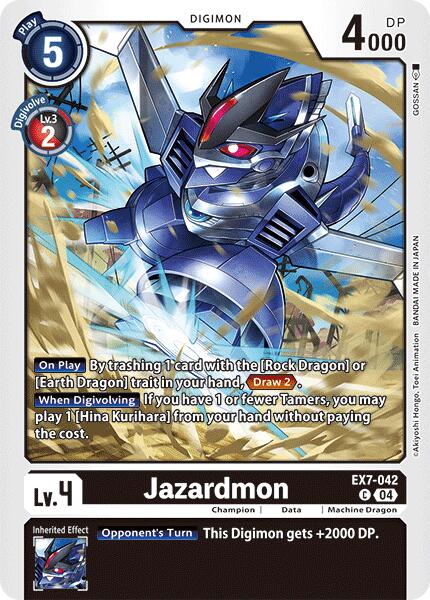 Jazardmon [EX7-042-C] [Digimon LIBERATOR] Normal