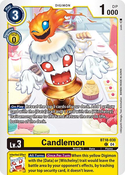 Candlemon [BT18-030-C] [Release Special Booster 2.0] Normal