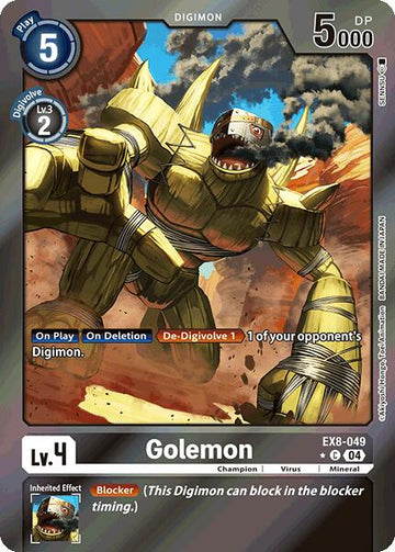 Golemon (Limited Foil) [EX8-049-C] [Chain of Liberation] Foil