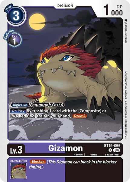 Gizamon [BT19-066-U] [Release Special Booster 2.0] Normal