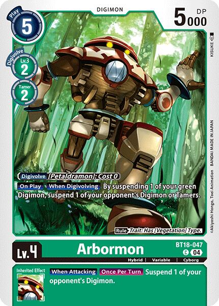 Arbormon [BT18-047-C] [Release Special Booster 2.0] Normal