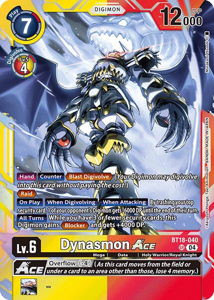 Dynasmon ACE [BT18-040-SR] [Release Special Booster 2.0] Foil