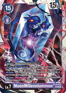 MoonMillenniummon [BT19-075-SR] [Release Special Booster 2.0] Foil