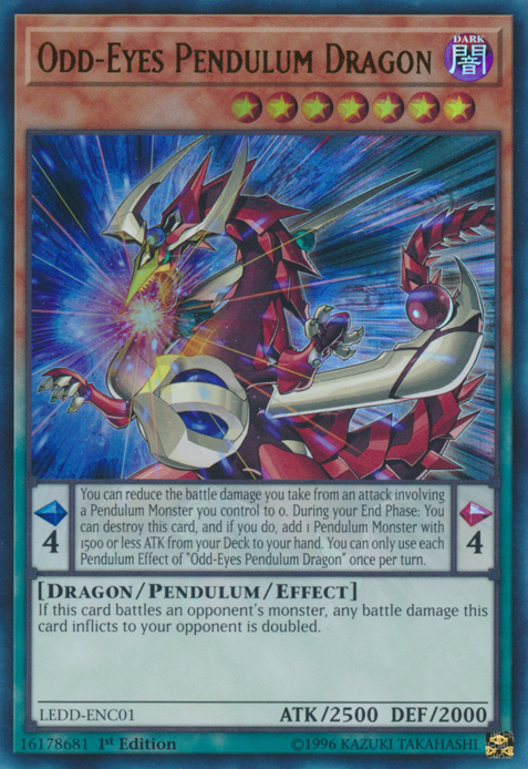 Odd-Eyes Pendulum Dragon [LEDD-ENC01] Ultra Rare - Duel Kingdom