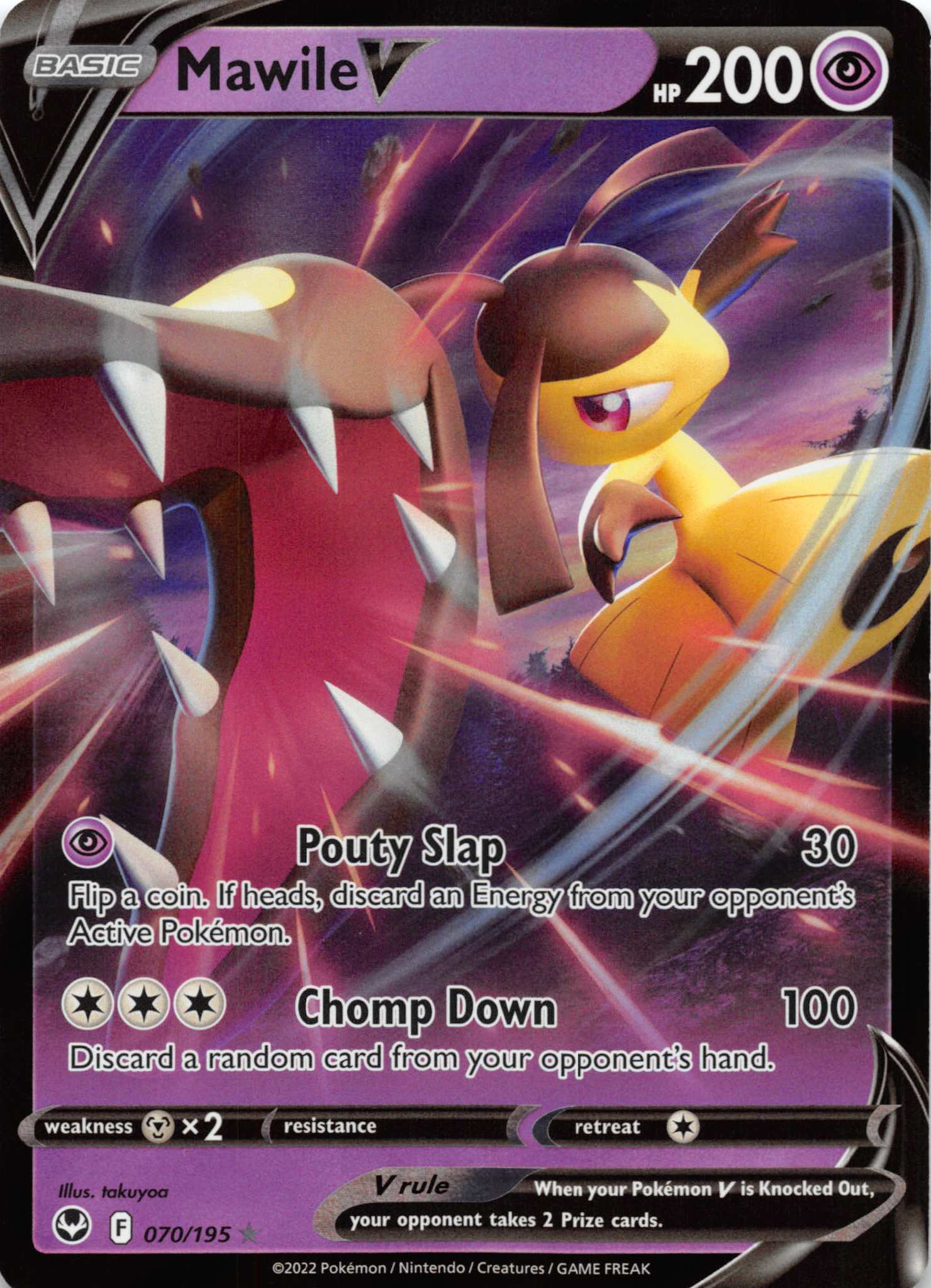 Mawile V (070/195) [Sword & Shield: Silver Tempest]