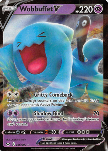 Wobbuffet V (086/202) [SWSH01: Sword & Shield Base Set]