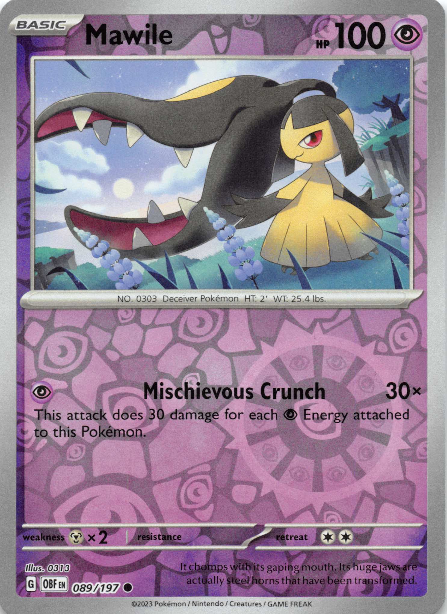 Mawile (089/197) [Scarlet & Violet: Obsidian Flames]