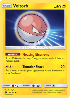Voltorb (47/168) [Sun & Moon: Celestial Storm] - Duel Kingdom