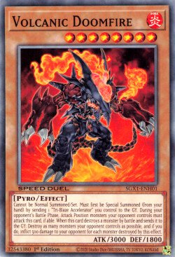 Volcanic Doomfire [SGX1-ENH01] Common - Duel Kingdom