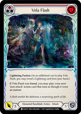 Vela Flash (Red) [ELE076] 1st Edition Normal - Duel Kingdom
