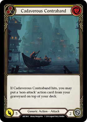 Cadaverous Contraband (Yellow) [ARC180-C] 1st Edition Normal - Duel Kingdom