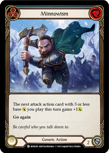 Minnowism (Blue) [MON298] 1st Edition Normal - Duel Kingdom