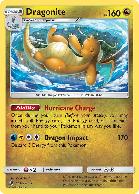 Dragonite - 151/236 (Cracked Ice Holo) [151/236] [Deck Exclusives] Holofoil