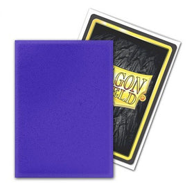 100ct Purple Non-Glare Matte Dragon Shield Sleeves - Duel Kingdom