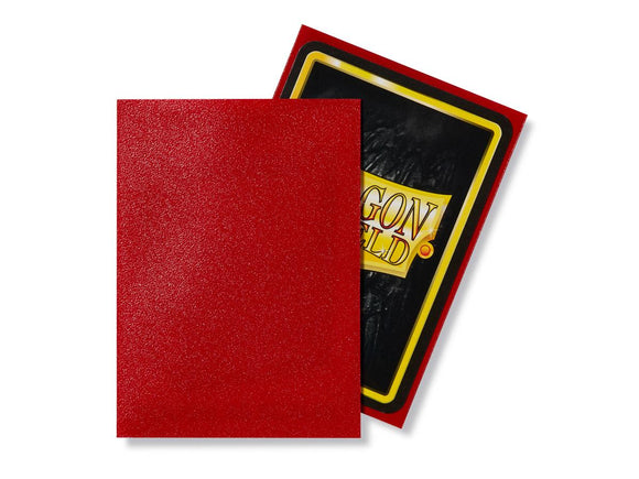 100ct Ruby Dragon Shield Matte Sleeves - Duel Kingdom