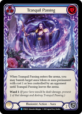 Tranquil Passing (Blue) [DYN223] [Dynasty] Rainbow Foil