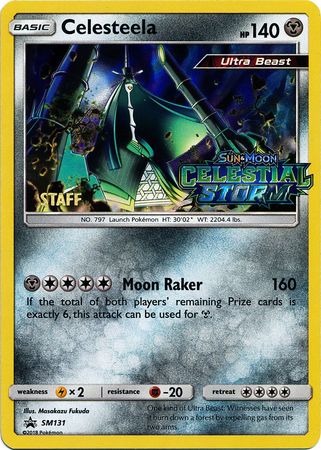 Celesteela (Staff Prerelease Promo) (SM131) [Sun & Moon: Black Star Promos] - Duel Kingdom