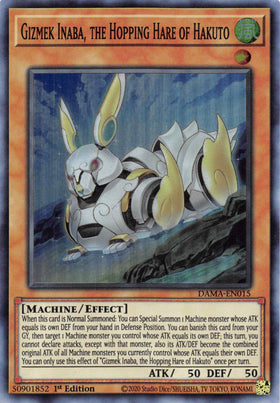 Gizmek Inaba, the Hopping Hare of Hakuto [DAMA-EN015] Super Rare - Duel Kingdom