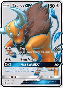 Tauros GX (Full Art) (144) [SM Base Set] - Duel Kingdom