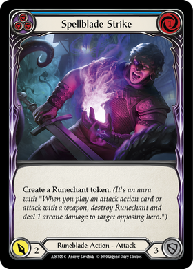 Spellblade Strike (Blue) [ARC105-C] 1st Edition Normal - Duel Kingdom