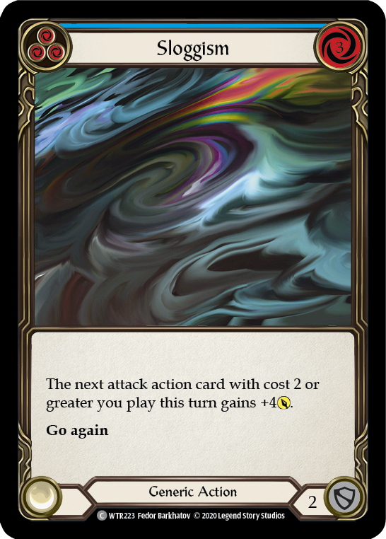 Sloggism (Blue) [WTR223] Unlimited Rainbow Foil - Duel Kingdom