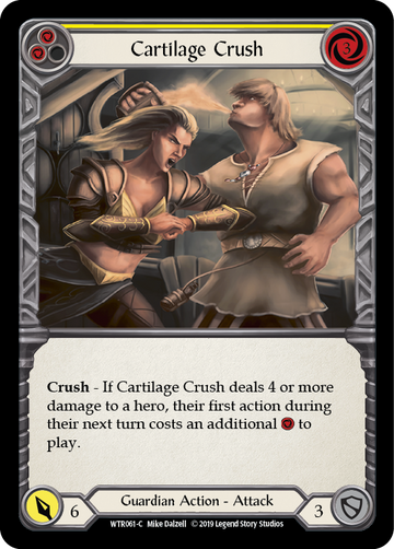 Cartilage Crush (Yellow) [WTR061-C] Alpha Print Rainbow Foil - Duel Kingdom