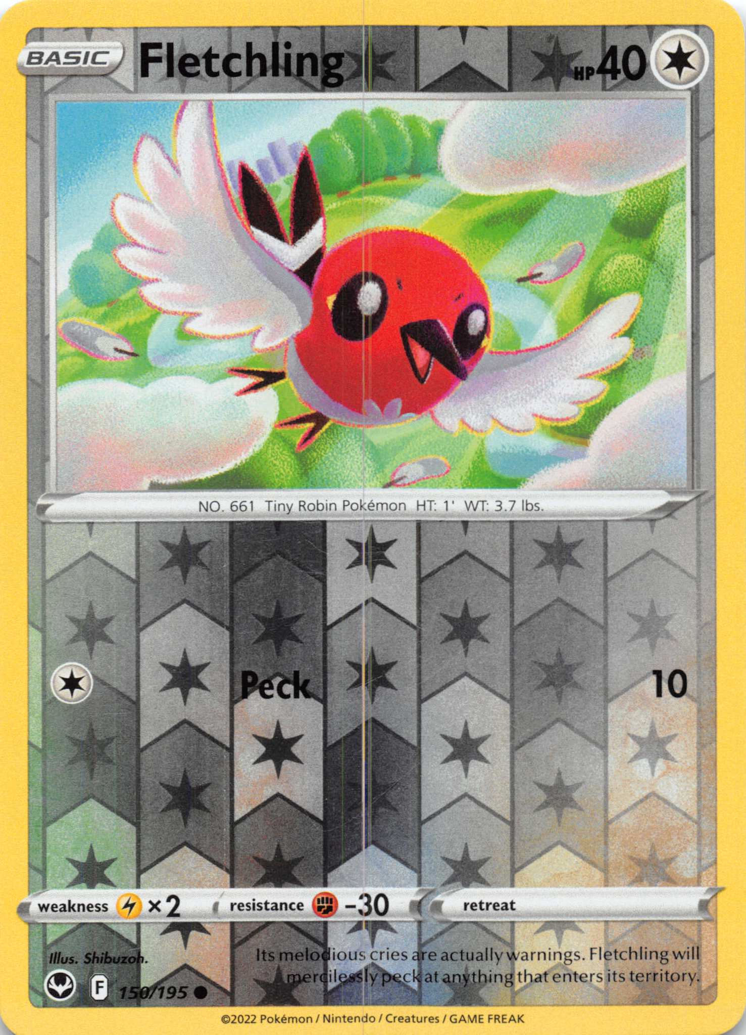 Fletchling (150/195) [Sword & Shield: Silver Tempest]