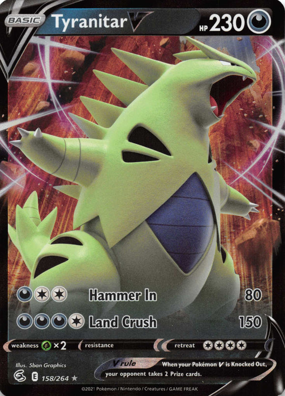 Tyranitar V (158/264) [Sword & Shield: Fusion Strike]