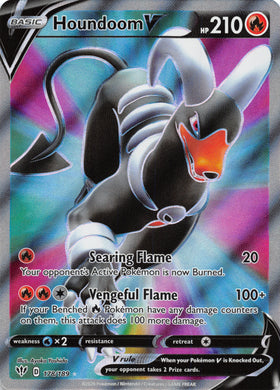 Houndoom V (Full Art) (178/189) [SWSH03: Darkness Ablaze] - Duel Kingdom